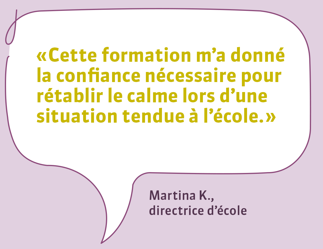 Témoignage directrice d'école